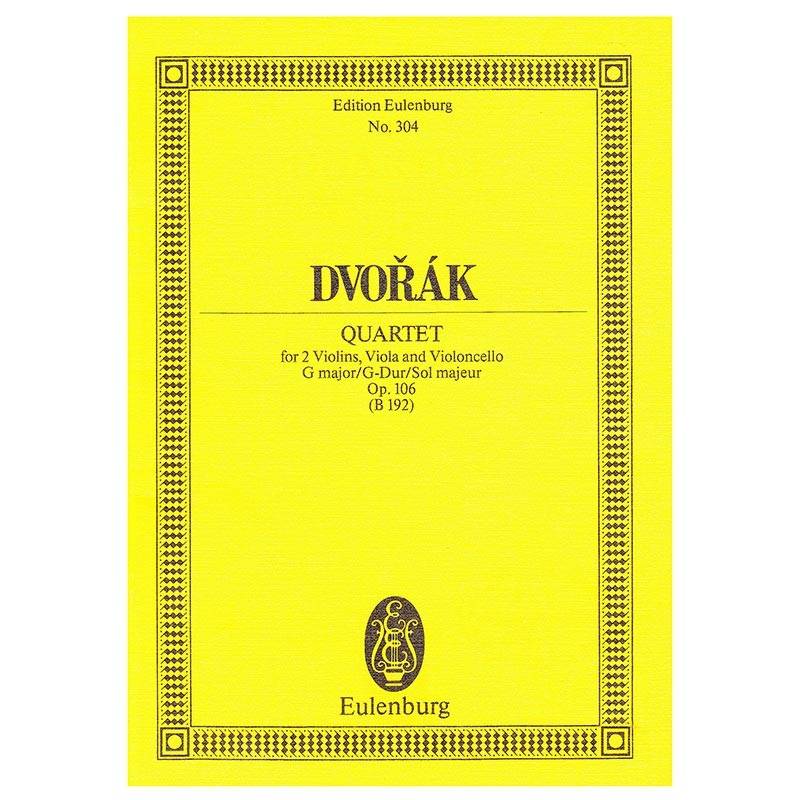 Dvorak - Quartet in G Major Op.106 (B192) [Pocket Score]