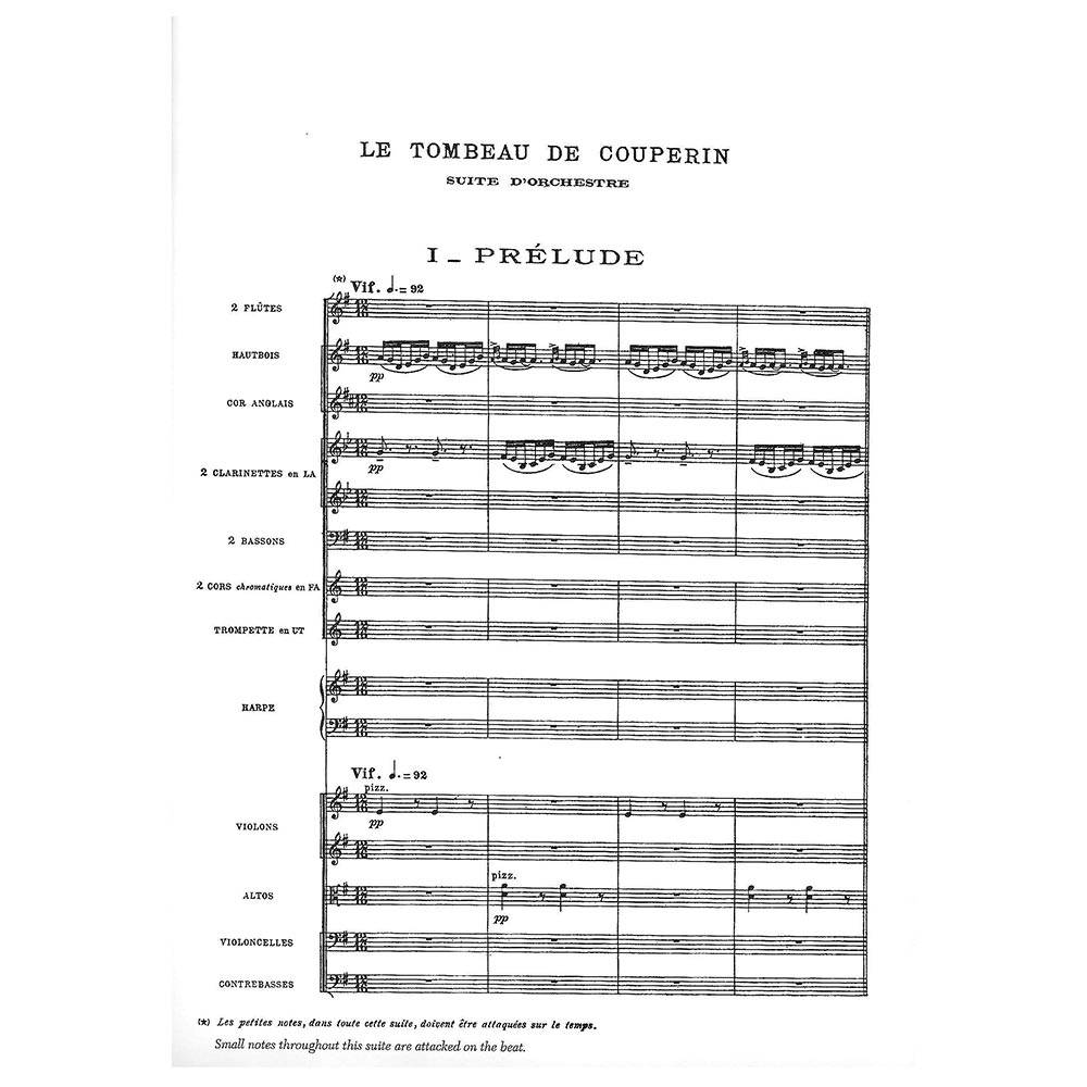 Ravel - Le Tombeau de Couperin & Valses [Full Score]