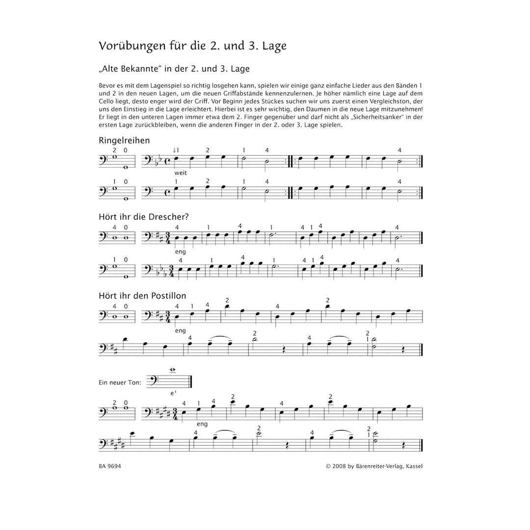 Sassmannshaus - Early Start on the Cello Nr.4 [German]