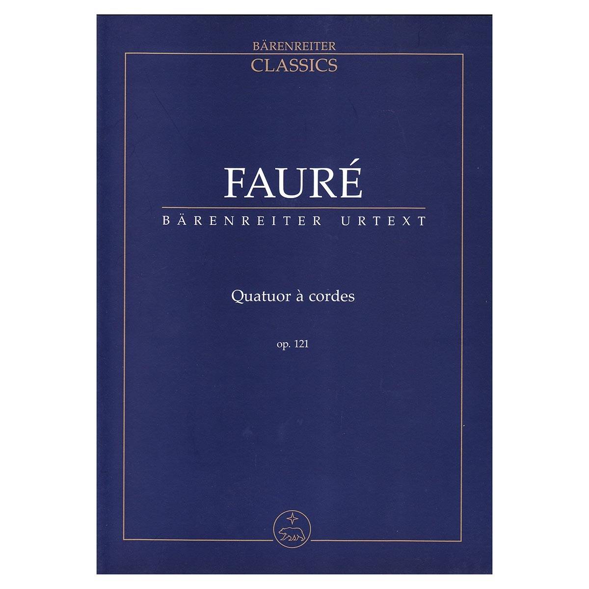 Faure - Quatuor  à Cordes Op.121 [Pocket Score]