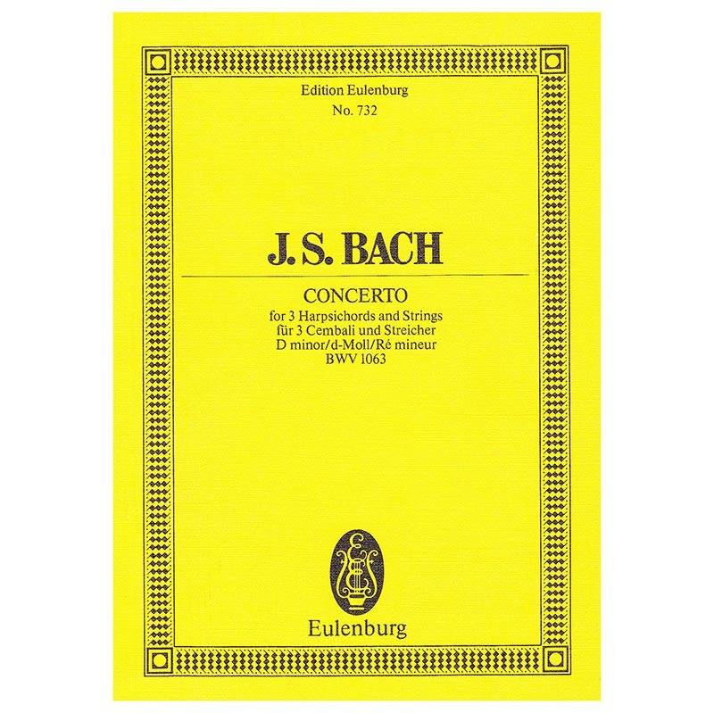 Bach J.S. - Concerto in D Minor BWV1063 [Pocket Score]