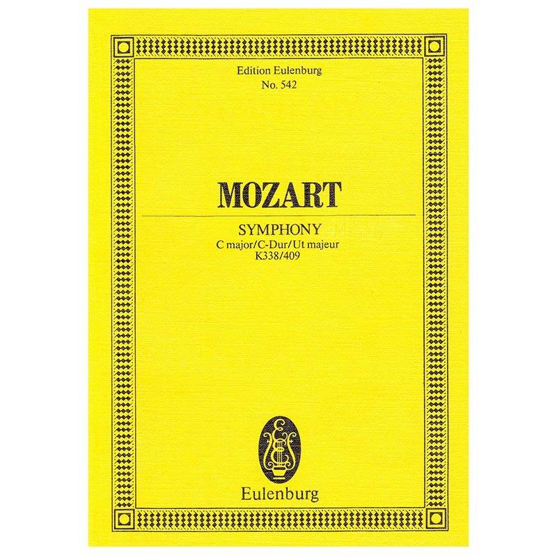 Mozart - Symphony in C Major KV338/409 [Pocket Score]