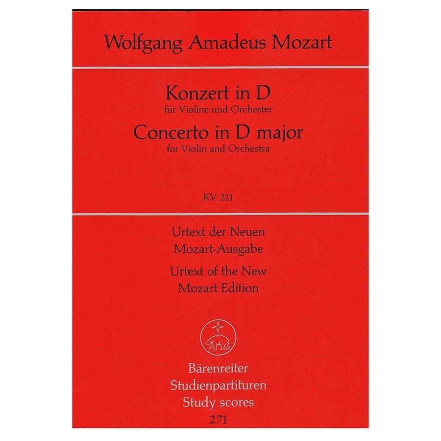 Mozart - Violin Concerto in D Major KV211 [Pocket Score]