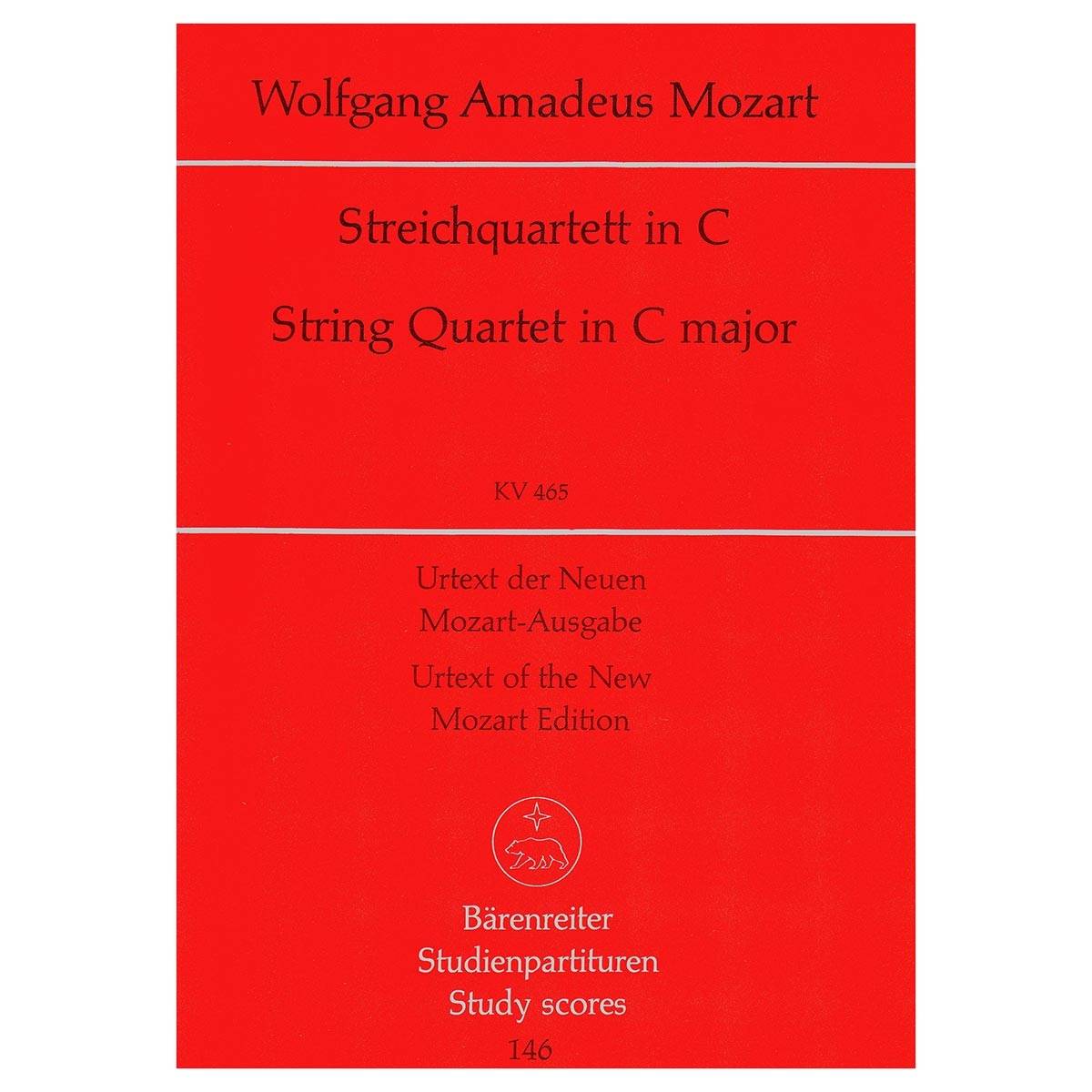 Mozart - String Quartet in C Major KV465 [Pocket Score]