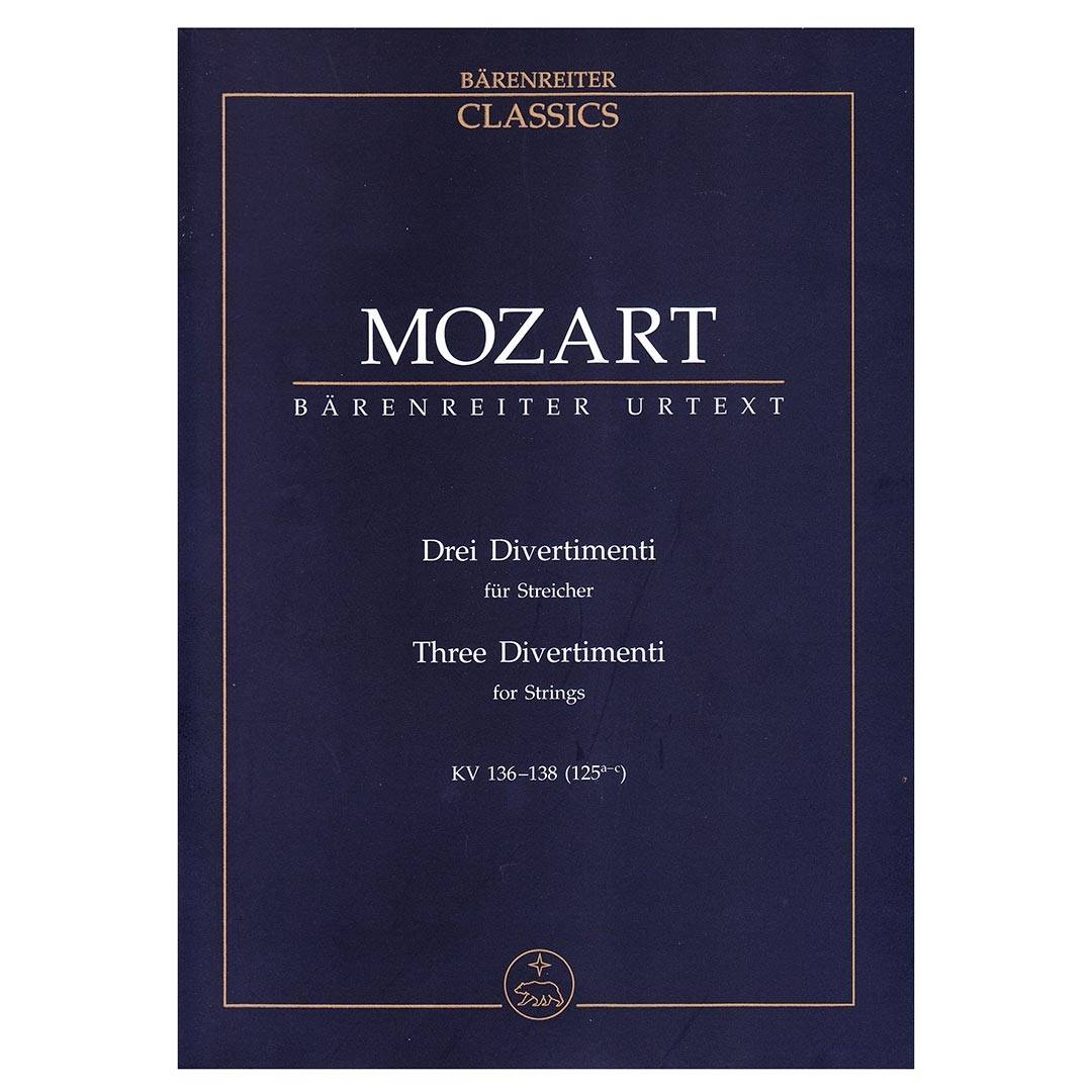 Mozart - Three Divertimenti for Strings KV 136-138 [Pocket Score]