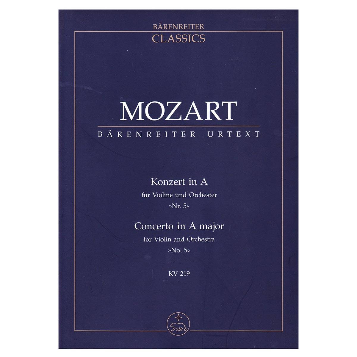 Mozart - Violin Concerto Nr.5 in A Major KV219 [Pocket Score]