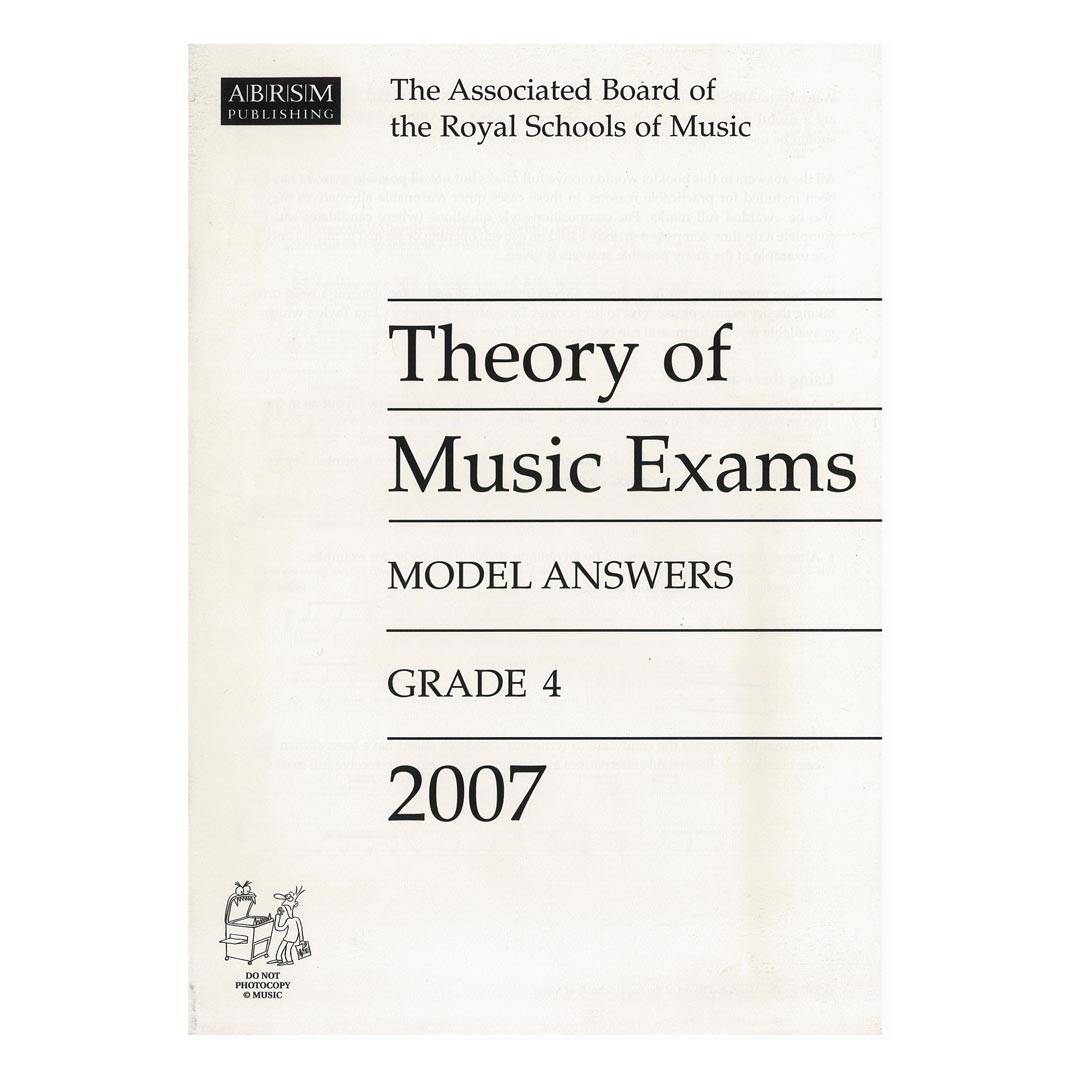 ABRSM - Theory of Music Exams 2007 Model Answers  Grade 4