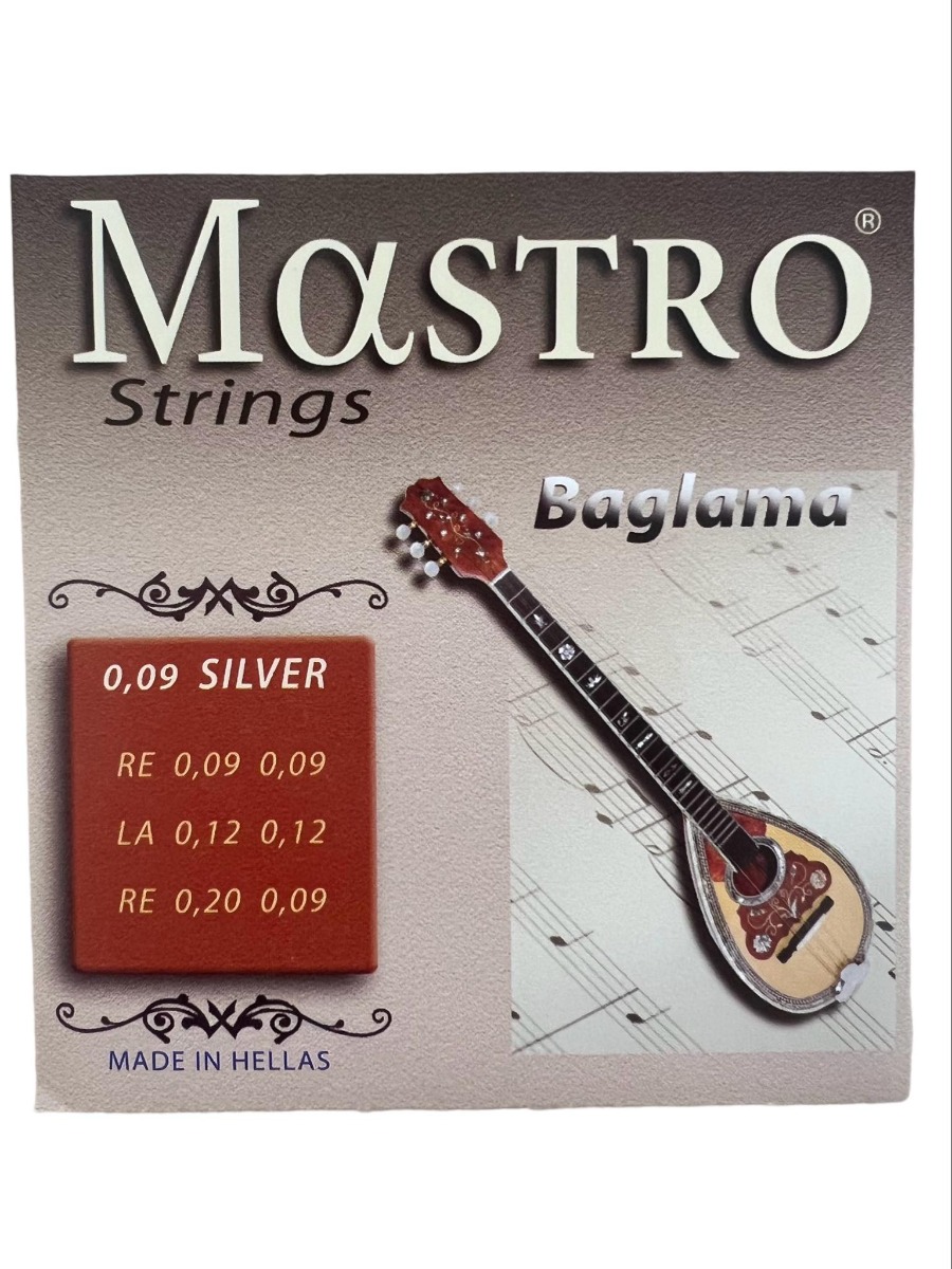 Mastro 009-020 Silver Baglama String Set