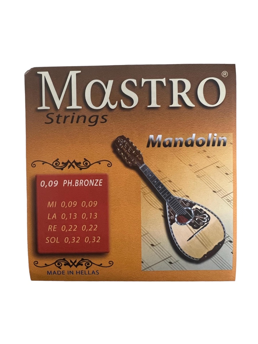 Mastro 009-032 Phosphor Bronze Extra Light Mandolin String Set