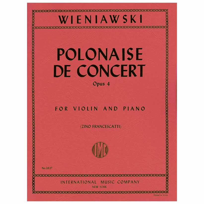 IMC Wieniawski - Polonaise de Concert  Op.4