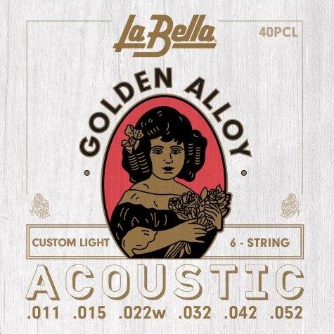 La Bella 40 PCL Acoustic Guitar 6-String Set