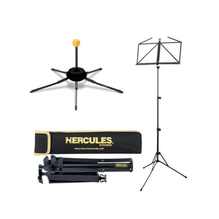 Hercules DS410BP TravLite, set with Music-Stand and bag