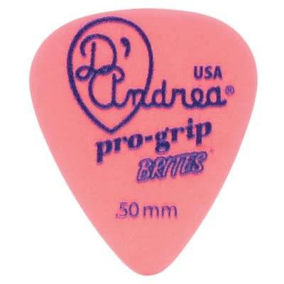 D'Andrea Pro-Grip Brites 351 Thin .50mm [Red] Pick (1 Piece)