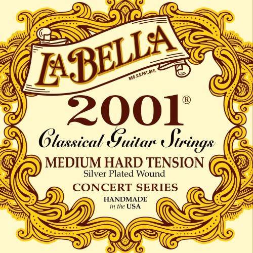 La Bella 2001 Classical - Medium Hard Tension Classical Guitar String Set