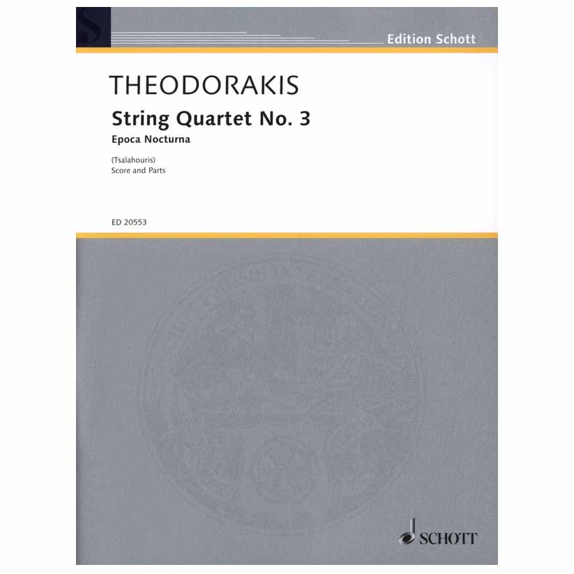 Theodorakis - String Quartet  No 3 - Epoca Nocturna