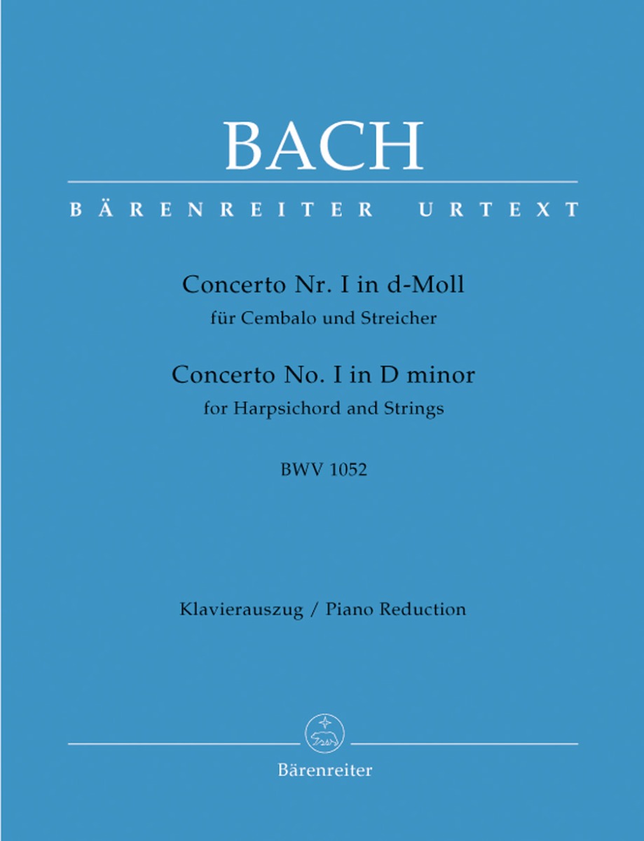 Bach - Concerto No 1 D Min BWV 1052 (Piano Reduction)