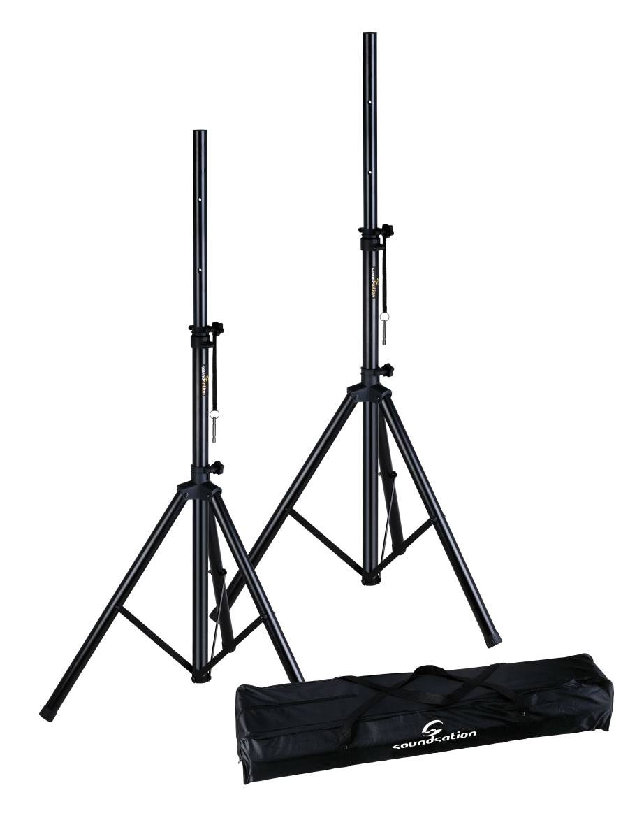 SOUNDSATION SPST-SET80 Black 2 Speakers Stand Set