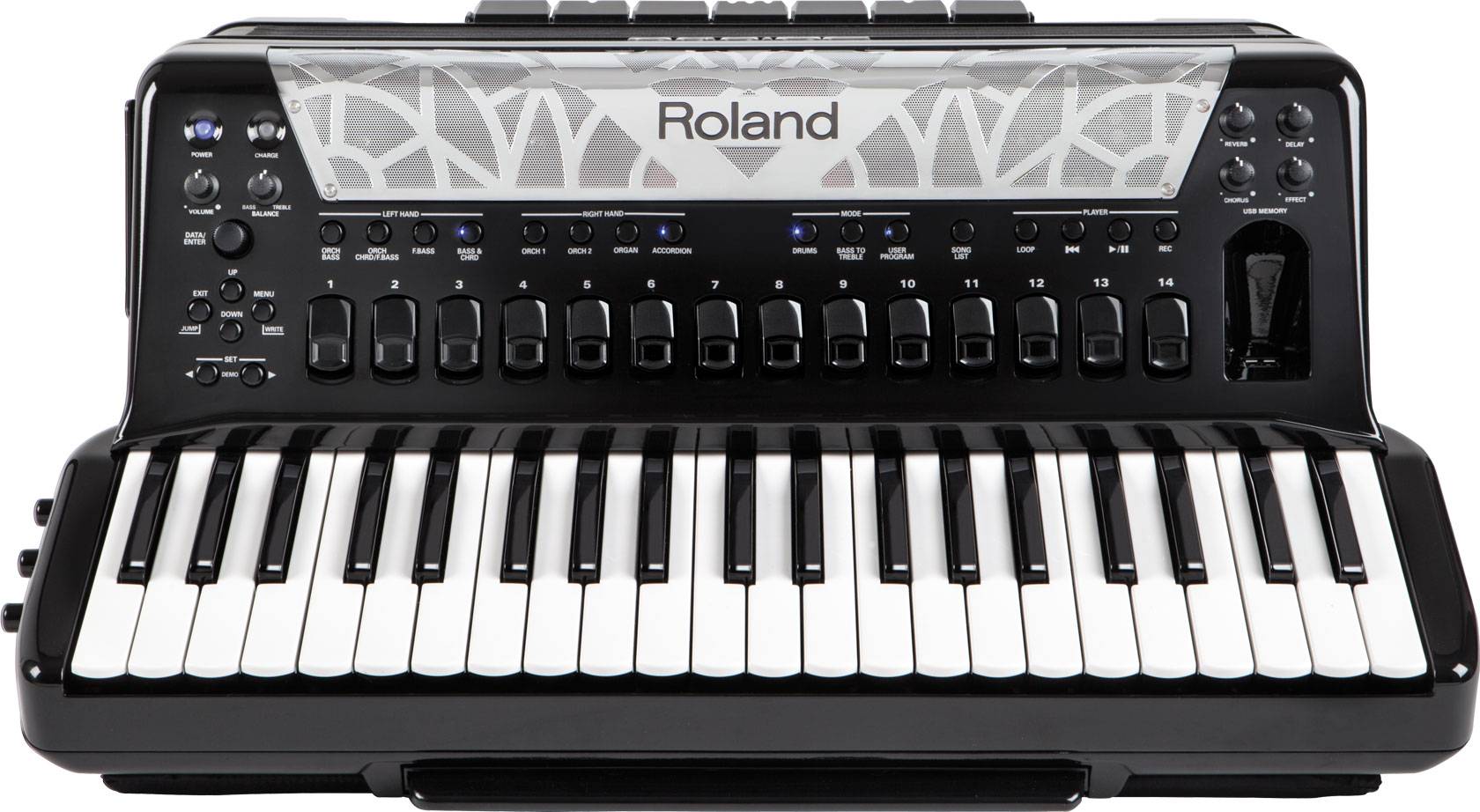 Roland FR-8X Black Digital Accordion