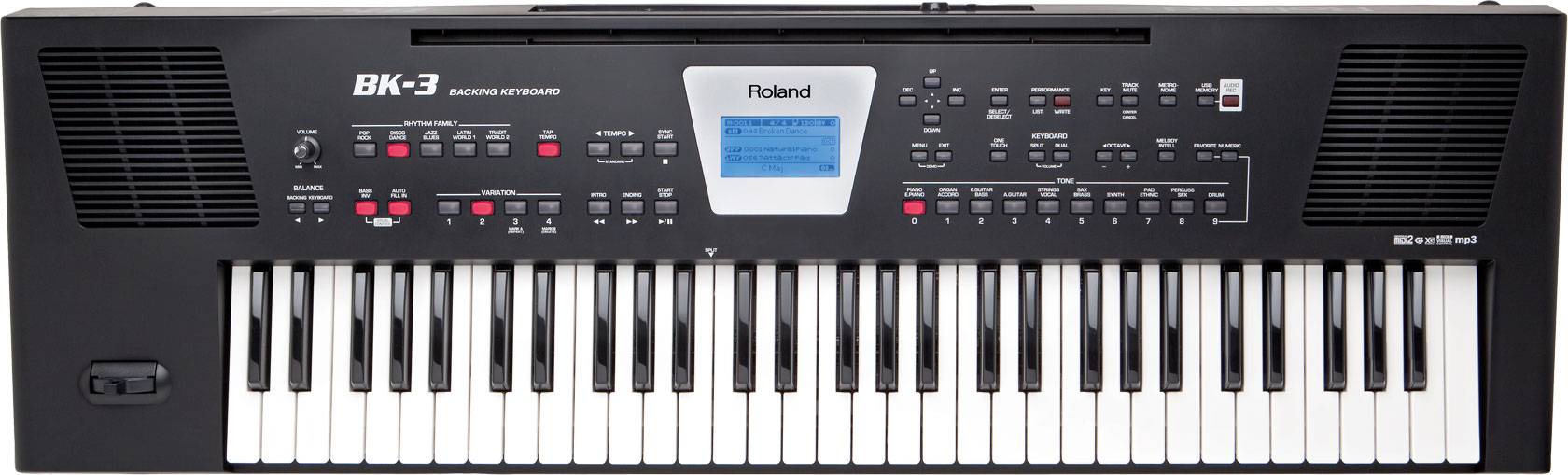 Roland BK-3 Black Backing Keyboard