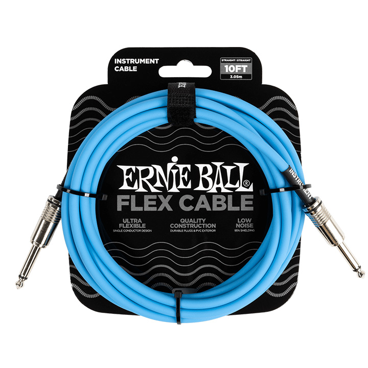 Ernie Ball 6412 Flex Straight/Straight Mono Blue 3.00m