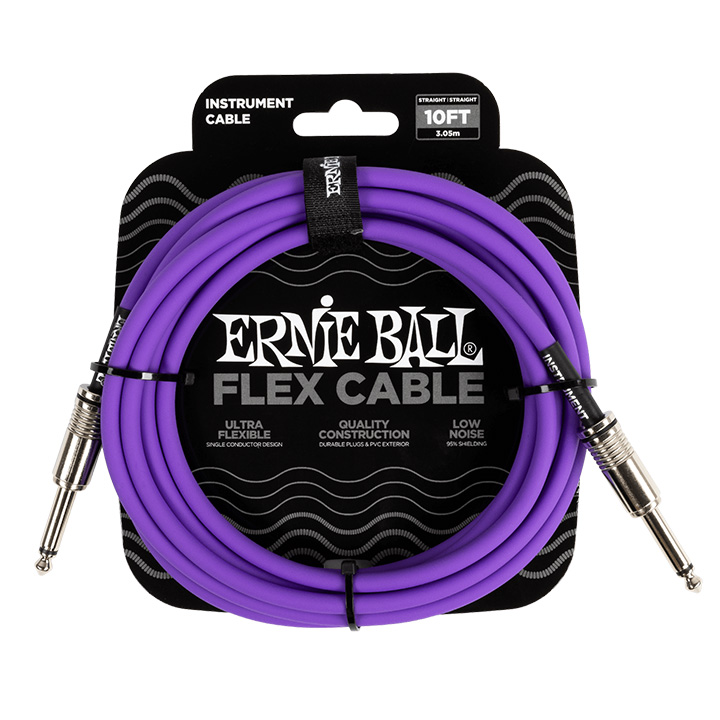 Ernie Ball 6415 Flex Straight/Straight Mono Purple 3.00m