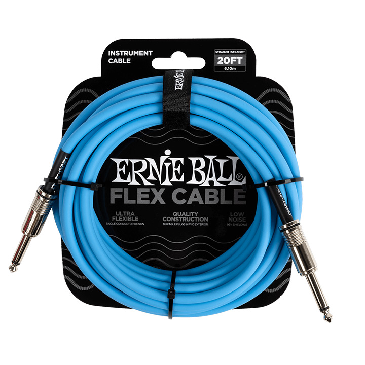 Ernie Ball 6417 Flex Straight/Straight Mono Blue 6.00m