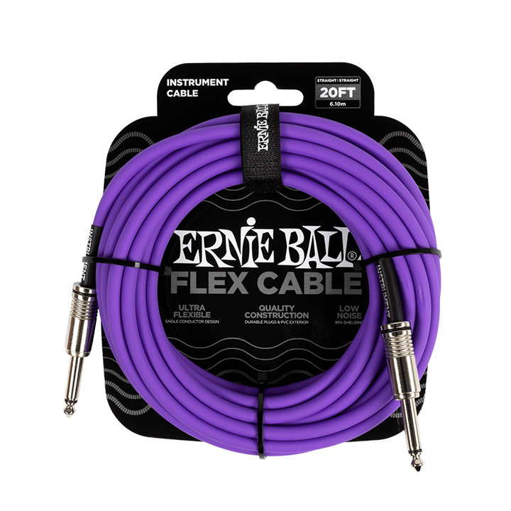 Ernie Ball 6420 Flex Straight/Straight Mono Purple 6.00m
