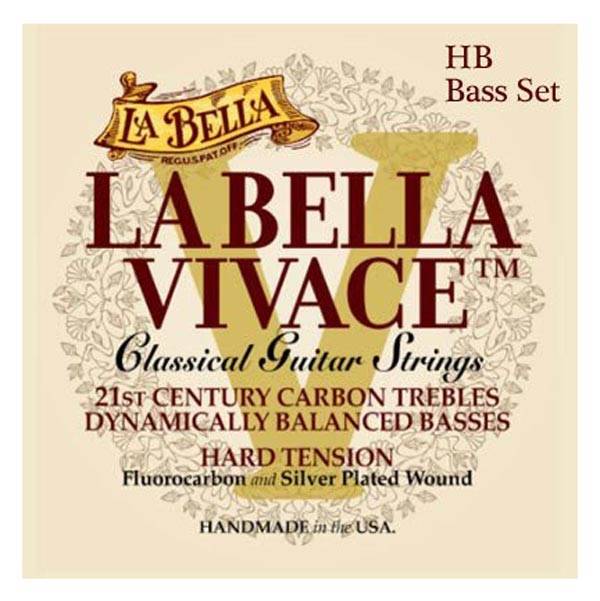 La Bella VIV-HB Bass Classical Guitar 3 Strings Set