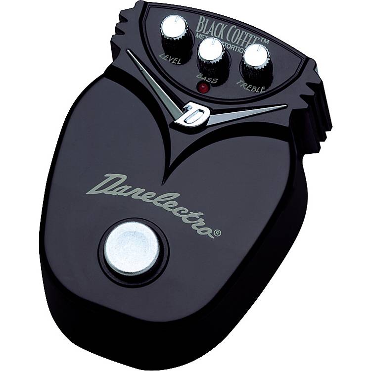 DANELECTRO DJ-21 Black Coffee Metal Distortion Guitar Single Pedal