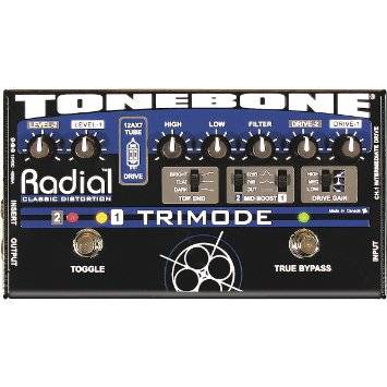 RADIAL Tonebone Trimode Tube Distortion Guitar PedalBoard