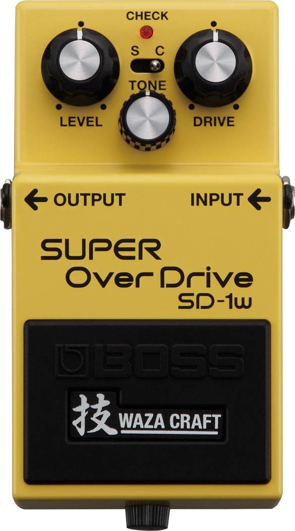 BOSS SD-1W Super Overdrive Waza Craft Guitar Single Pedal