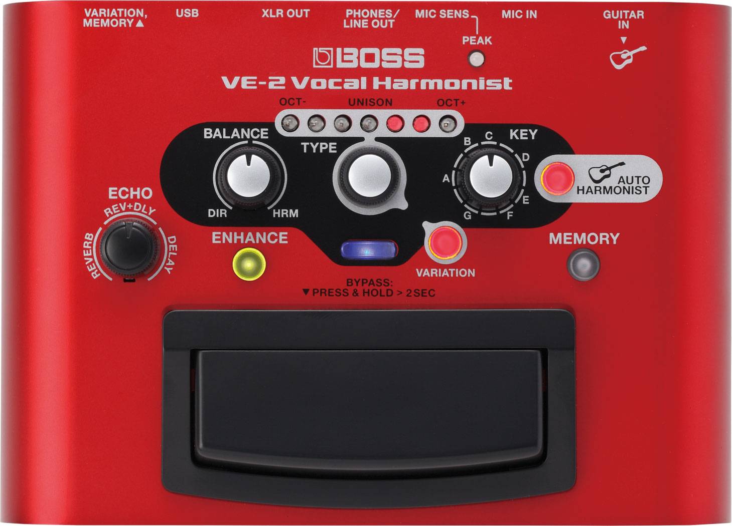 BOSS VE-2 Vocal Harmonist Vocal Effects Processor