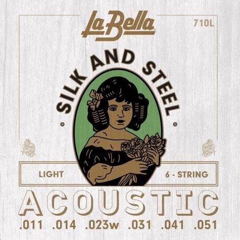 La Bella 710L Silk & Steel, Light 011-051
