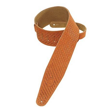 LEVY'S PMS44T02 Suede Leather Copper Guitar Strap