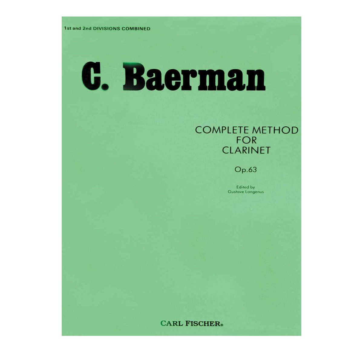 C. Baerman - Complete Method For Clarinet Op.63