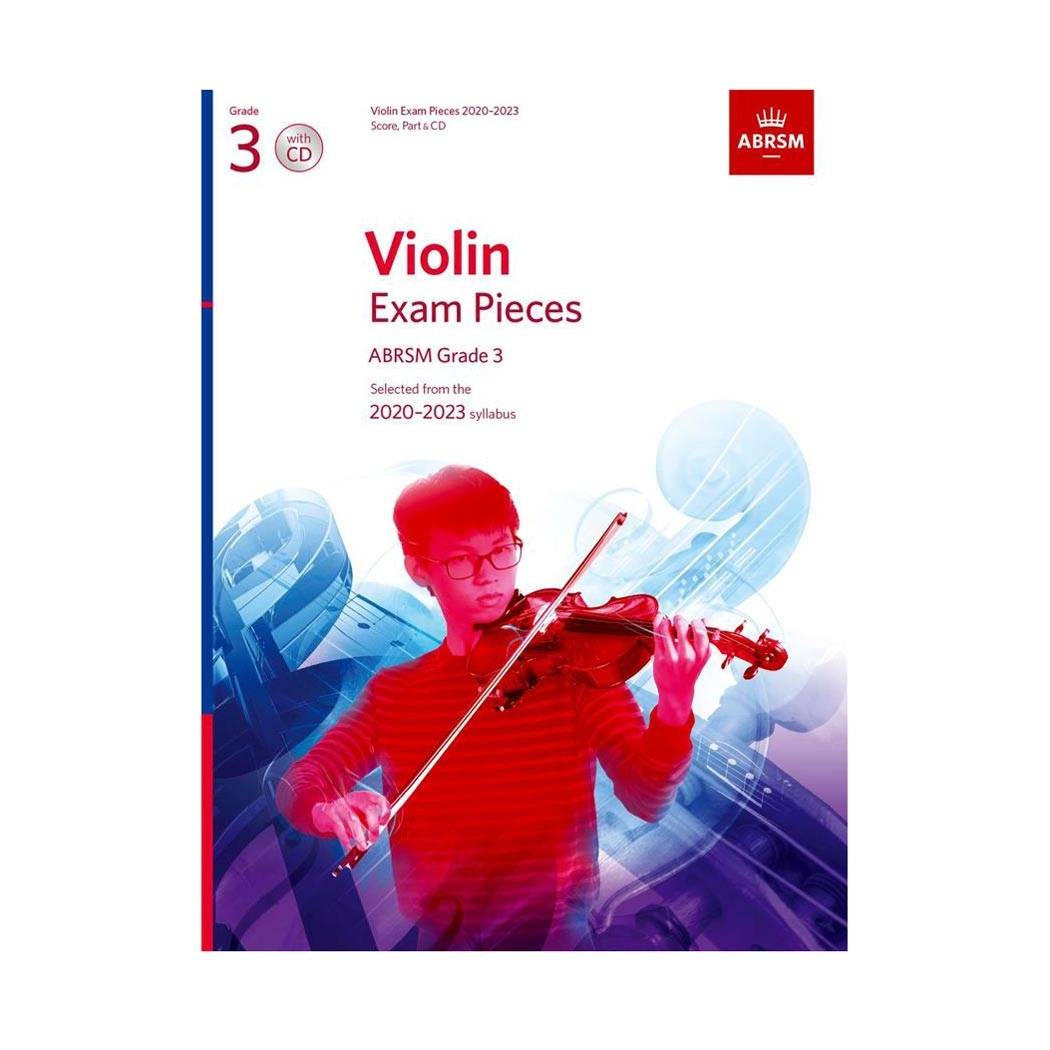 ABRSM - Violin Exam Pieces 2020-23 Score & Part  Grade 3 & CD