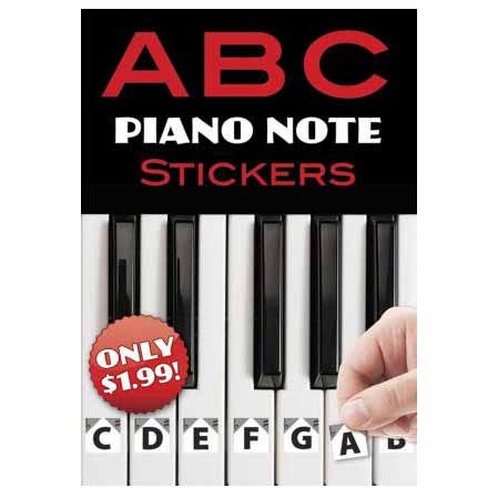 DOVER Publications A B C Piano Note Stickers