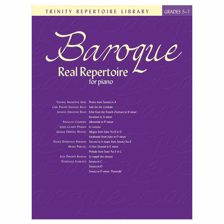 Baroque Real Repertoire Grades