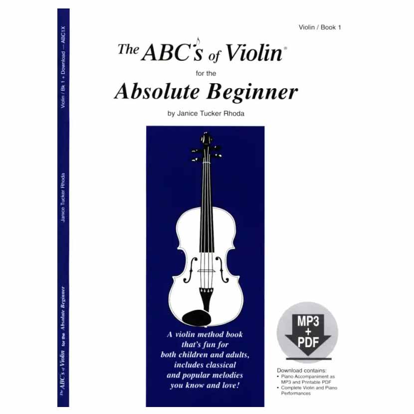 Rhoda - The ABC's Of Violin for The Absolute Beginner, Book 1+CD