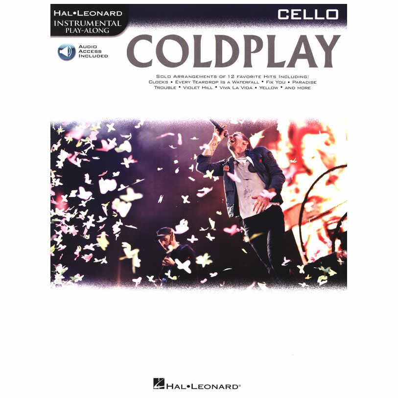 Coldplay for Cello, Book & Online Audio