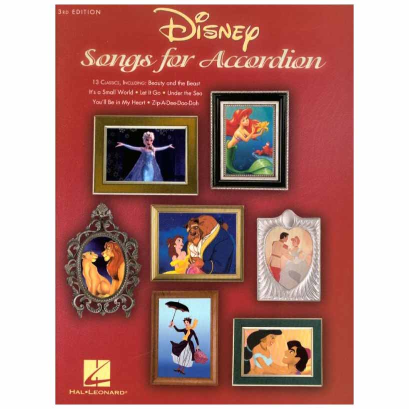 Disney Songs for Accordion (3rd Edition)