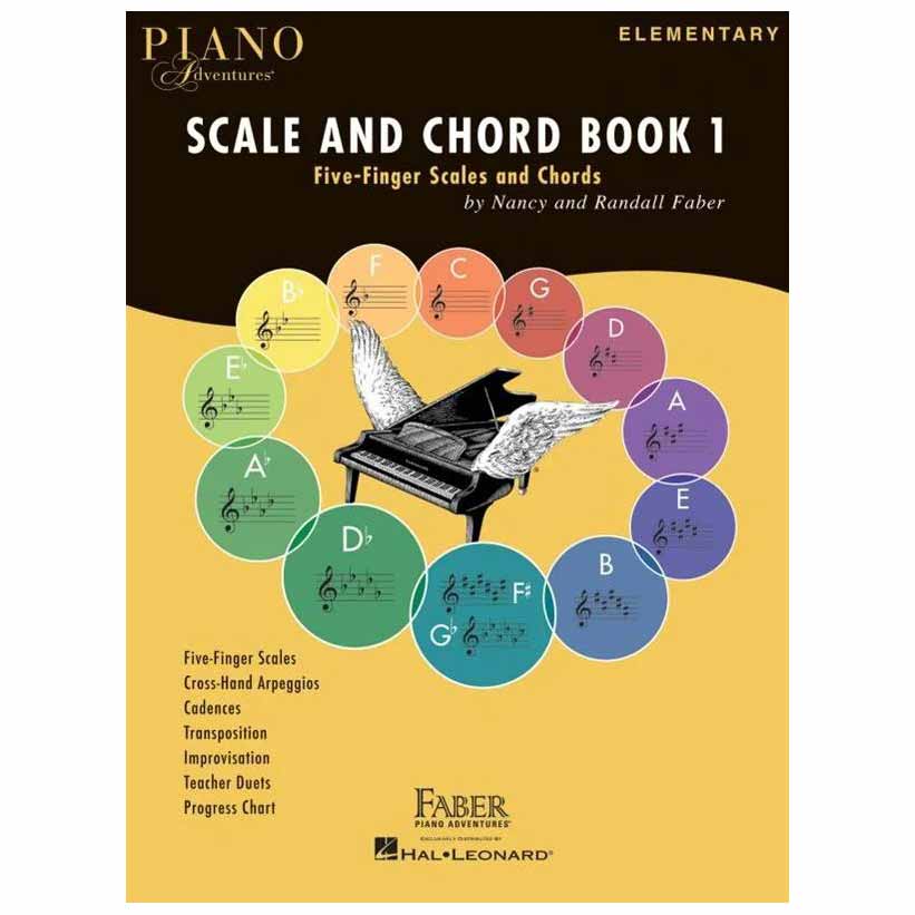 Faber - Piano Adventures, Scale and Chord Book 1