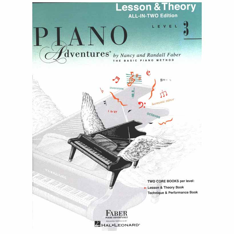 Faber - Piano Adventures, All-In-Two,  Lesson/Theory, Level 3