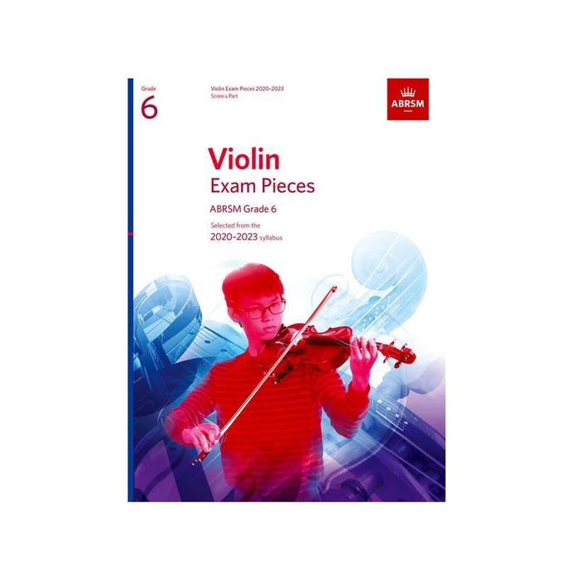ABRSM - Violin Exam Pieces 2020-23 Score & Part  Grade 6