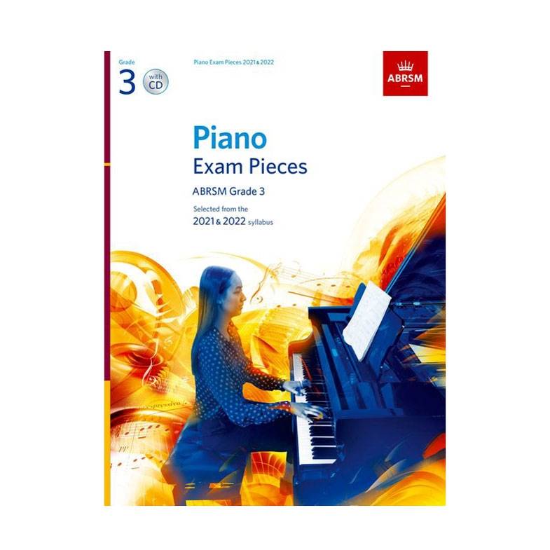 Piano Exam Pieces 2021 & 2022, Grade 3 with CD