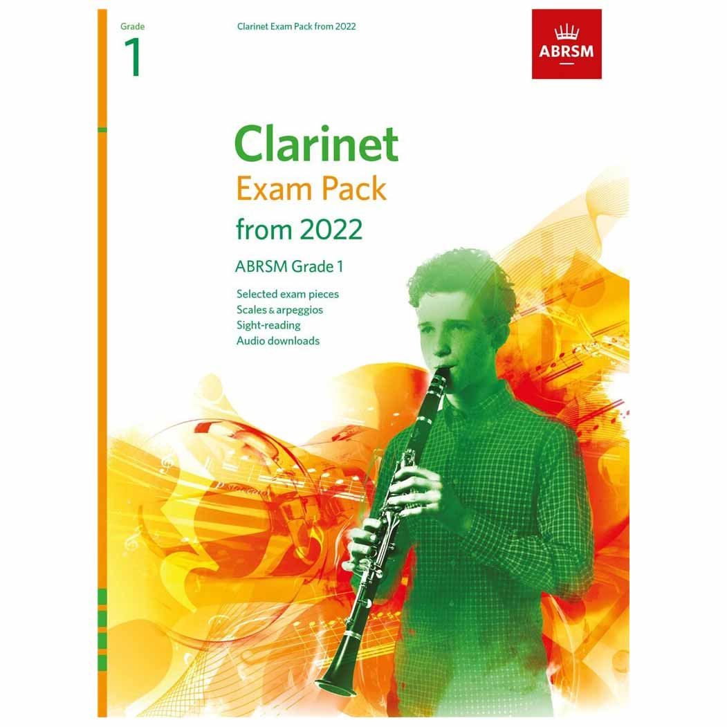 Clarinet Exam Pack from 2022, Grade 1