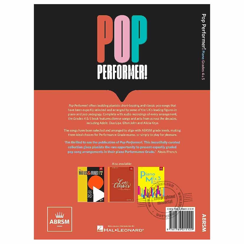 Pop Performer! Piano, Grades 4-5
