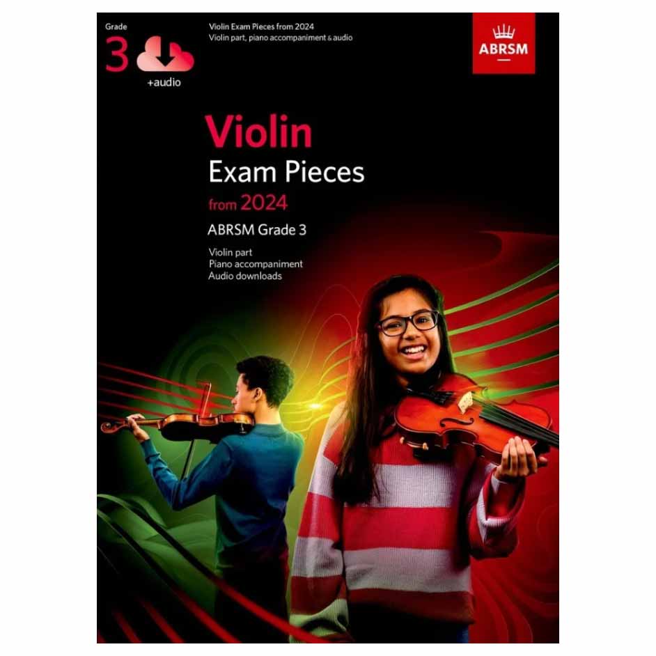 Violin Exam Pieces 2024, Score/Part/Online Audio, Grade 3
