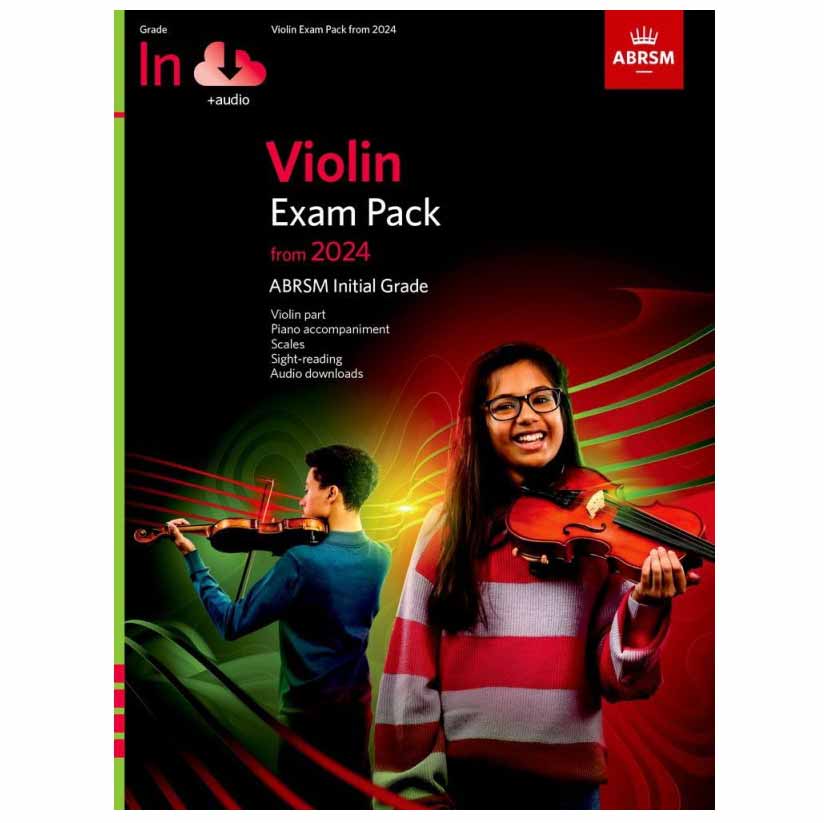 Violin Exam Pack from 2024, Initial Grade, Score & Part & Online Audio