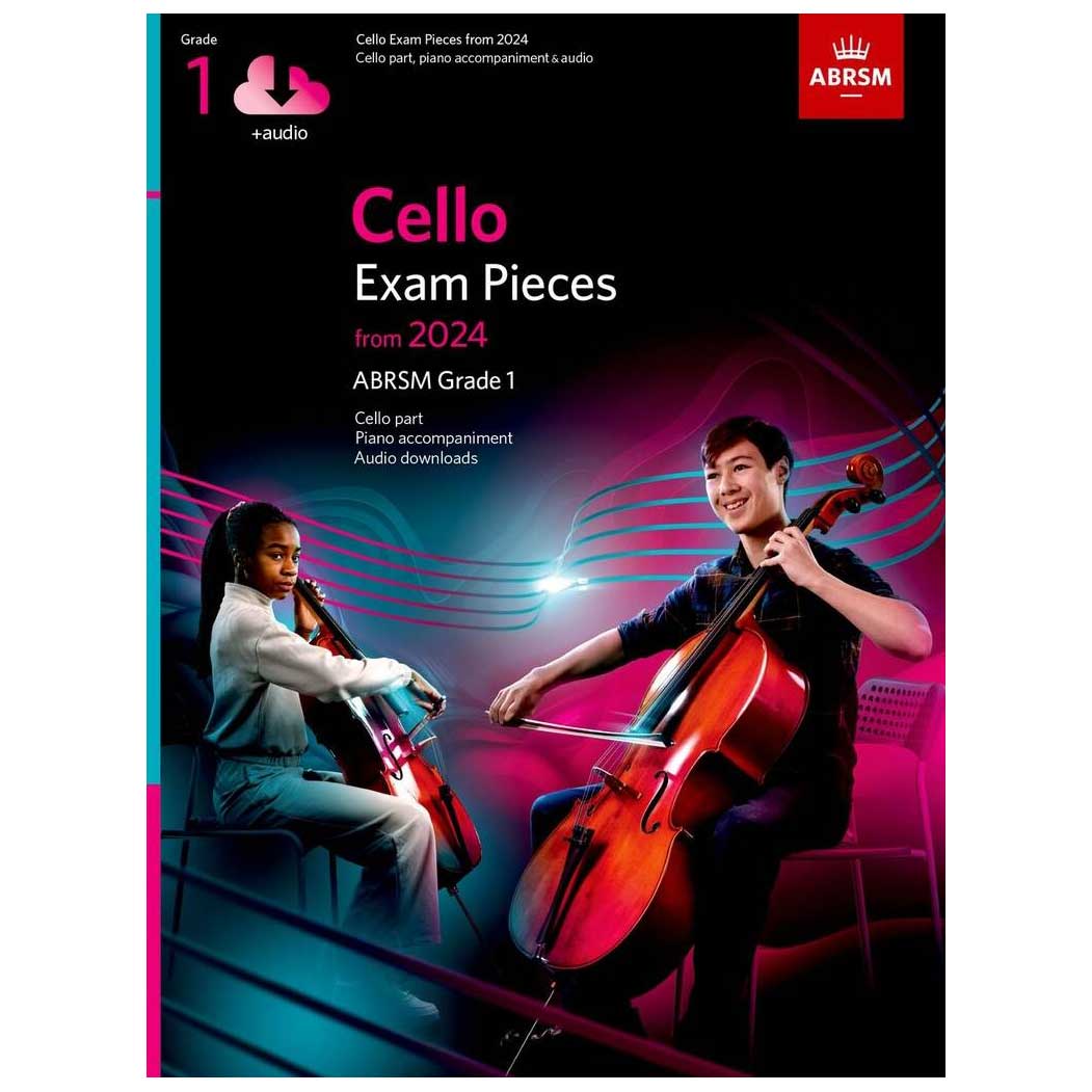 Cello Exam Pieces 2024, Score & Part, Grade 1 & Audio